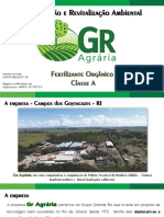 Sergio Cantalista - Coordenador Administrativo da GR Agrária - Preservação e Revitalização Ambiental