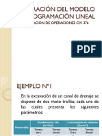 Ejemplos Del Modelo de Programación Lineal PDF