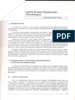 FLEURY M.T - O desvendar a cultura de uma organiza+º+úo - uma discuss+úo metodol+¦gica.pdf