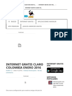 Internet Gratis Claro Colombia Enero 2016 – Internet Gratis
