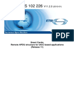 ETSI TS 102 226: Smart Cards Remote APDU Structure For UICC Based Applications (Release 11)