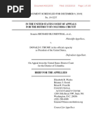 Blumenthal V Trump Appeal Blumenthal Brief 102219