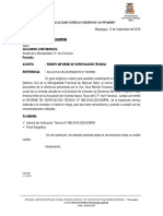 Informe de inspección de vivienda en riesgo de derrumbe