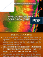 Velocidades de La Corrosion (Cinetica)