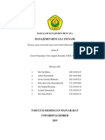 Makalah Manajemen Bencana Tsunami - Kelas B PDF