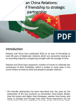Pak China Relations