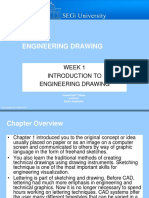 Week 1 Introduction To Engineering Drawing