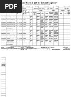 School Register SF 1 for 2025-2026 | PDF