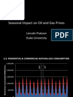 Seasonal Impact On Oil and Gas Prices: Lincoln Pratson Duke University