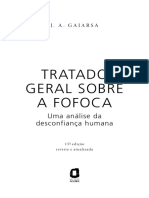 Tratado Geral Sobre A Fofoca: Uma Análise Da Desconfiança Humana