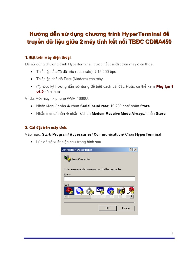 Hyper Terminal | PDF