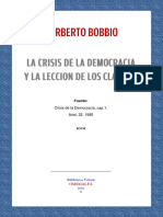 Bobbio Norberto La crisis de la democracia y la lección de los clásicos.pdf