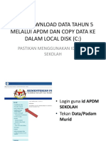 3 Cara Download Data Tahun 5 Melalui Apdm Dan Copy Data Ke Dalam Local Disk C