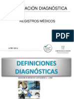 Definiciones diagnosticas