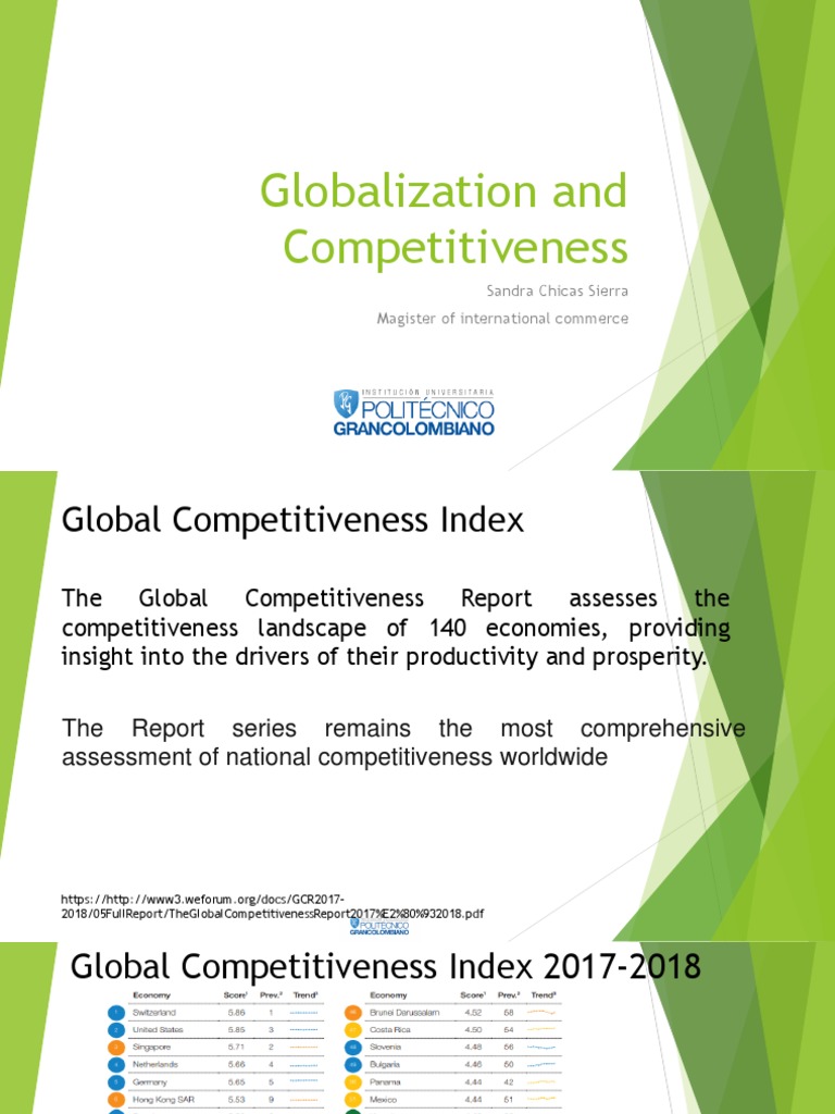 Global Competitiveness Index Insights | PDF