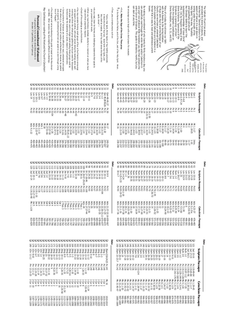 Read Bible Catechism in A Year PDF Christian Denominational