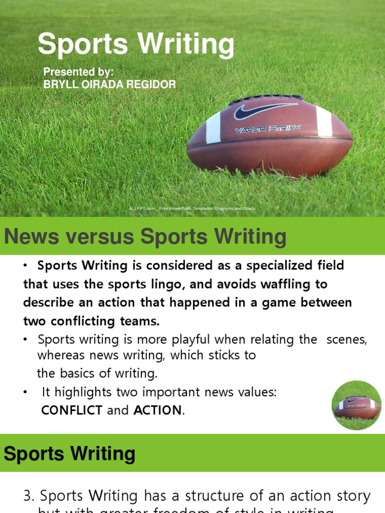 Essentials of Sports Writing Techniques | PDF | Sports Rules And ...