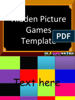 Hidden Picture Games Template Easy Version