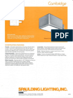 Spaulding Lighting Cambridge Spec Sheet 4-86