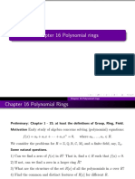 Chapter 16 Polynomial Rings