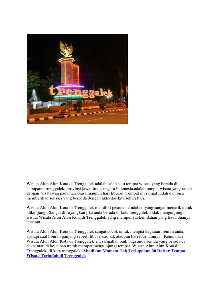 Sampah dan Petunjuk Jalan Jadi Perhatian, Wisata Trenggalek Sambut Lebaran 2026