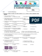 Soal IPA SMP Kelas 7 Bab Zat Dan Wujudnya Dan Kunci Jawaban (WWW - Bimbelbrilian.dom)