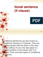 If Clause-Conditional Sentence