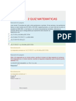 Quiz Matemáticas