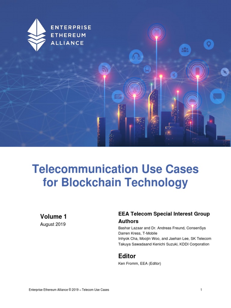 Blockchain Use Cases For The Telecommunications Industry | PDF ...