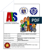 Module No II Legal Bases of Non-Formal Education