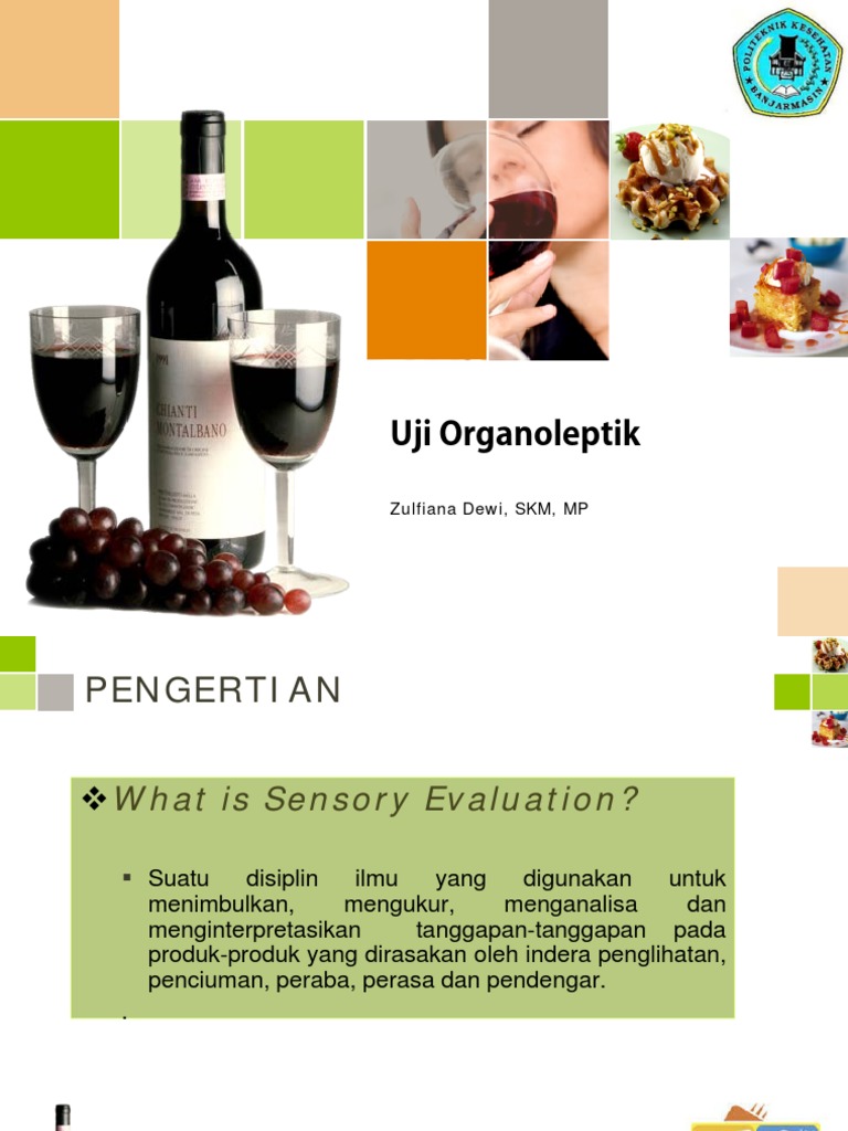 Uji Organoleptik: Definisi dan Metode | PDF