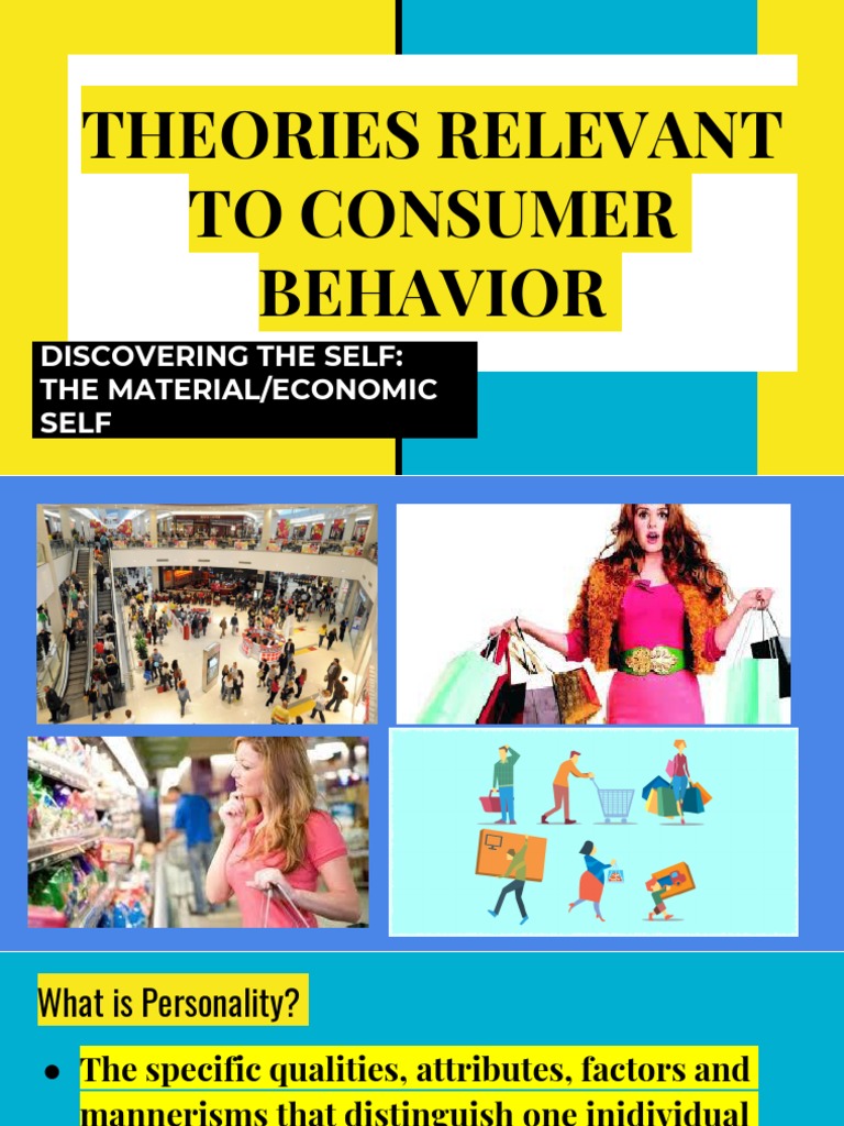 Uts - Theories Relevant To Consumer Behavior | PDF | Personality Type ...