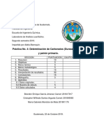 Universidad San Carlos análisis carbonatos