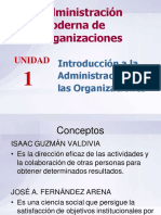 Administración y Organización de Empresas Modernas 1-EXAMEN