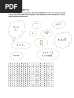 Activity. Real Numbers