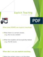 Explicit Teaching: It's Really Good (Sometimes)