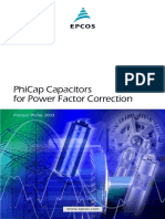 Phicap Capacitors For Power Factor Correction: Product Profile 2003