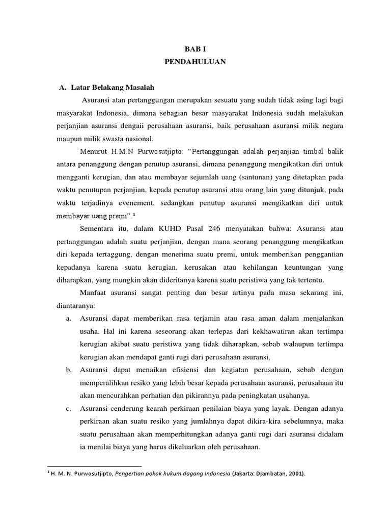 Makalah Asuransi PDF