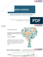 Data Science For Service Change