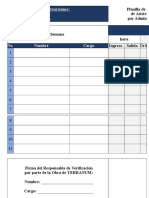 SOLTEC SAS - Obra - Planilla de Personal Formato