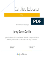 Google Certificate Jenny Gomez C.