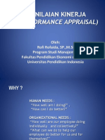 Penilaian Kinerja (Performance Appraisal)