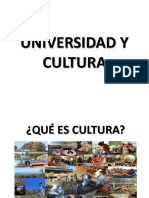 Universidad y Cultura Encuentros y Desencuentros