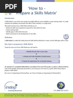 How to - Prepare a Skills Matrix.pdf
