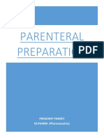Parenteral Preparation PDF