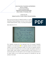 Hydro Thermal Scheduling