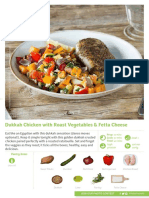 Dukkah Chicken With Roast Vegetables & Fetta Cheese