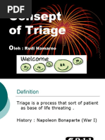 Consept of Triage: Leh: Rudi Hamarno