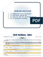 Result Notification Dated 14.10.2019