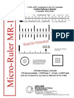 A NPL (NIST Counterpart in The U.K.) Traceable A Traceable "Micro-Ruler"